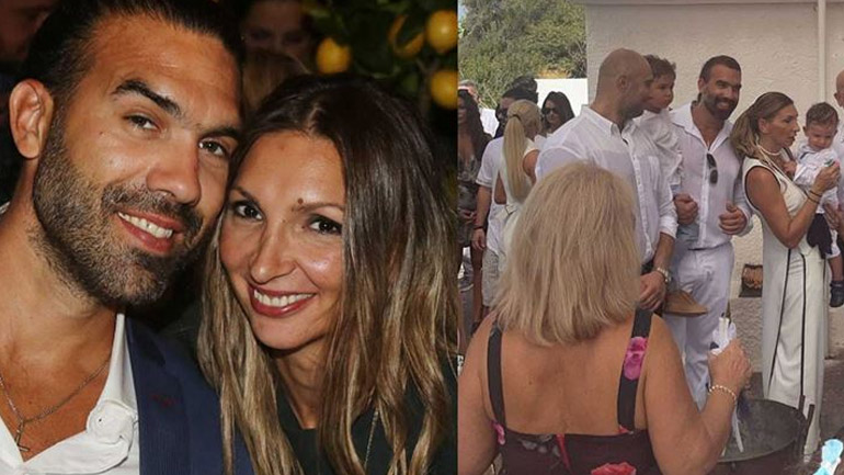 Φανή Χαλκιά – Λούης Καραμάνος: Βάφτισαν τον γιο τους στη Μάνη!