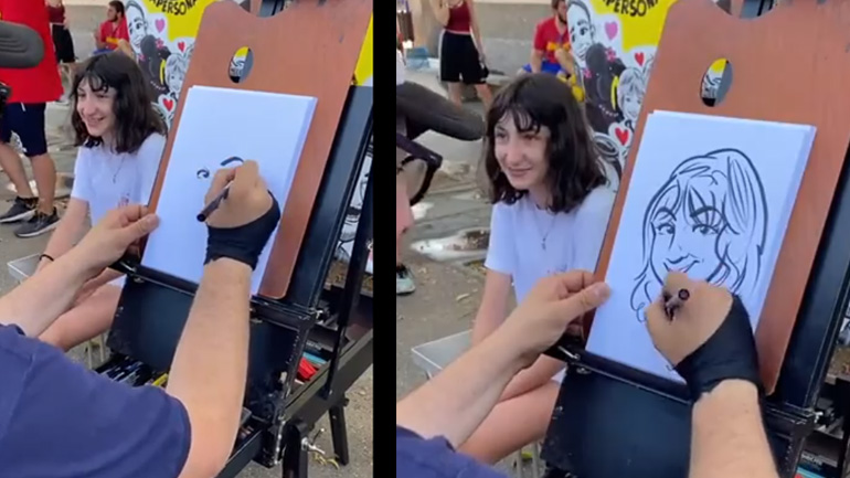 Πορτρέτο σε στιλ κόμικ