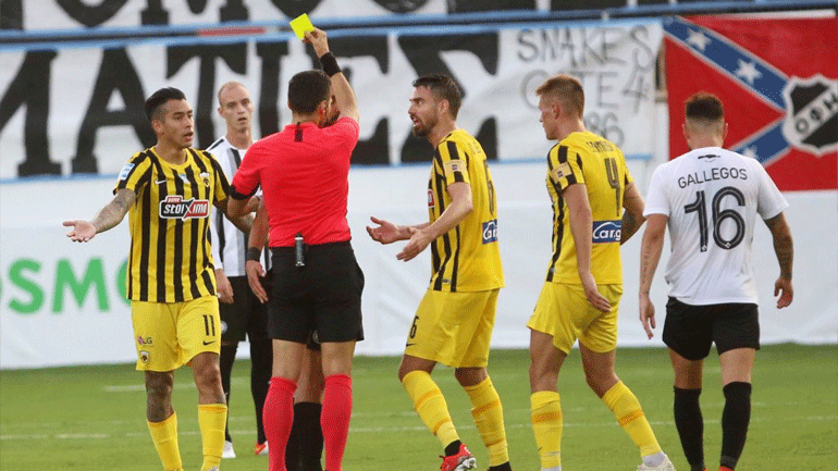 Έκλεισε τα… μάτια ο Φωτιάς στη φάση με τον Χατζισαφί