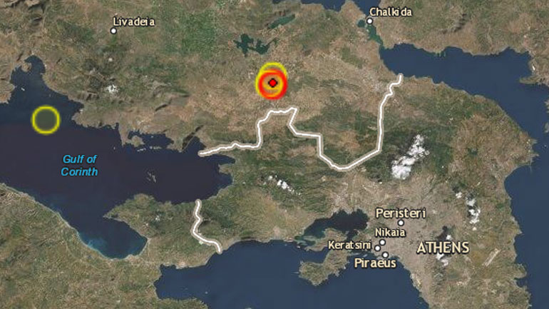 Σεισμός 3,1 Ρίχτερ στη Θήβα