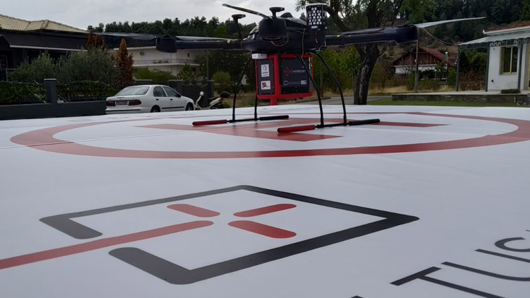 Η πρώτη μεταφορά φαρμάκων που έγινε με drone στην Ελλάδα