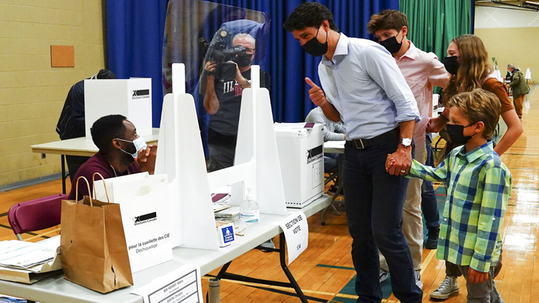 Εκλογές στον Καναδά: Στη Βουλή αλλά χωρίς πλειοψηφία ο Τζάστιν Τριντό