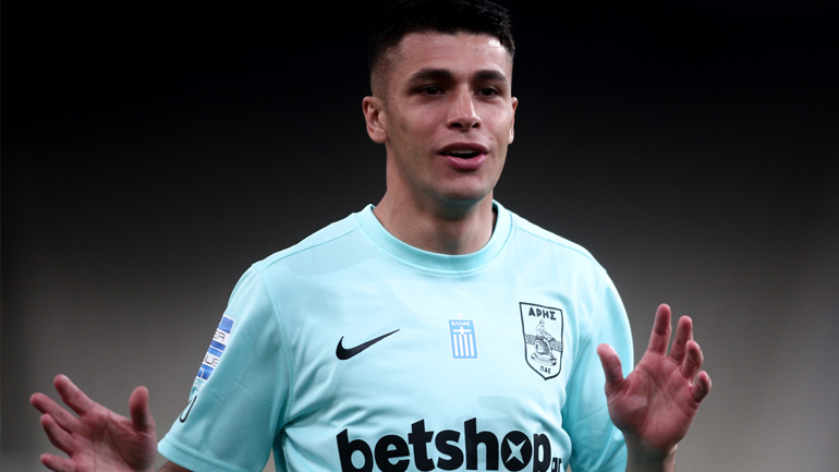 Άρης: Στην αποστολή για το ντέρμπι με τον Παναθηναϊκό ο Ματέο Γκαρσία