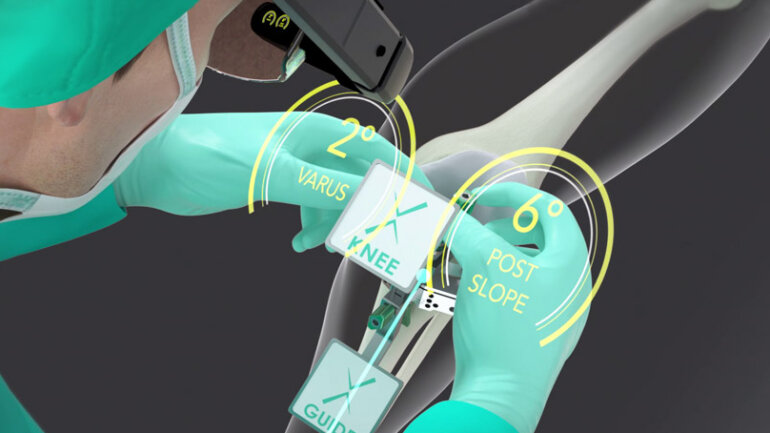 Αρθροπλαστική γόνατος με σύγχρονο σύστημα «επαυξημένης πραγματικότητας»