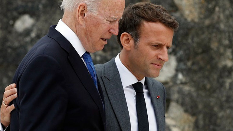 Μακρόν-Μπάιντεν: Η κρίση των υποβρυχίων θα είχε αποφευχθεί αν υπήρχαν «καλύτερες συνομιλίες»