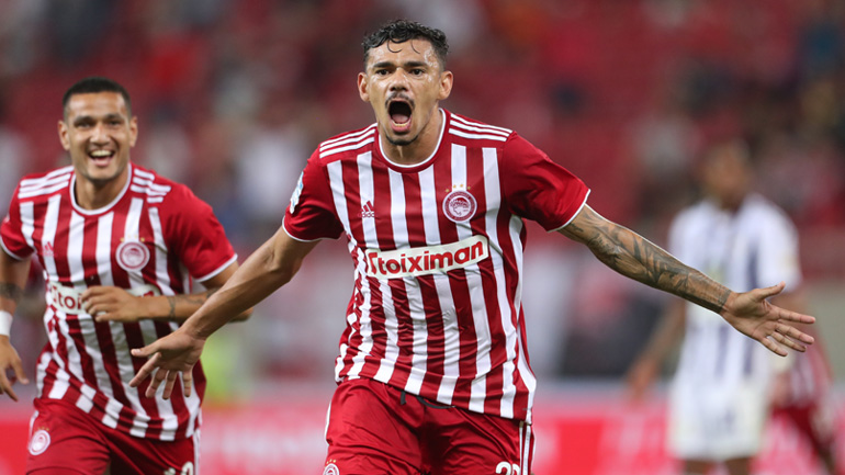 Με δύο γκολ του Τικίνιο ο Ολυμπιακός, 4-1 τον Απόλλωνα Σμύρνης