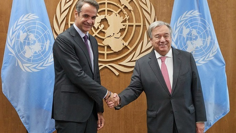 Συνάντηση Μητσοτάκη – Γκουτέρες στη Νέα Υόρκη