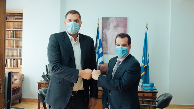 Συνάντηση Θ. Πλεύρη με τον Δ. Παπανικολάου για το σύνδρομο Asperger