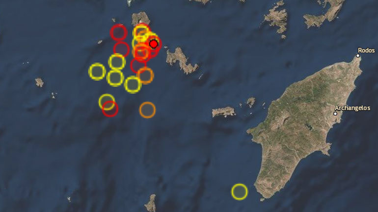 Σεισμός 3,6 Ρίχτερ στη Νίσυρο