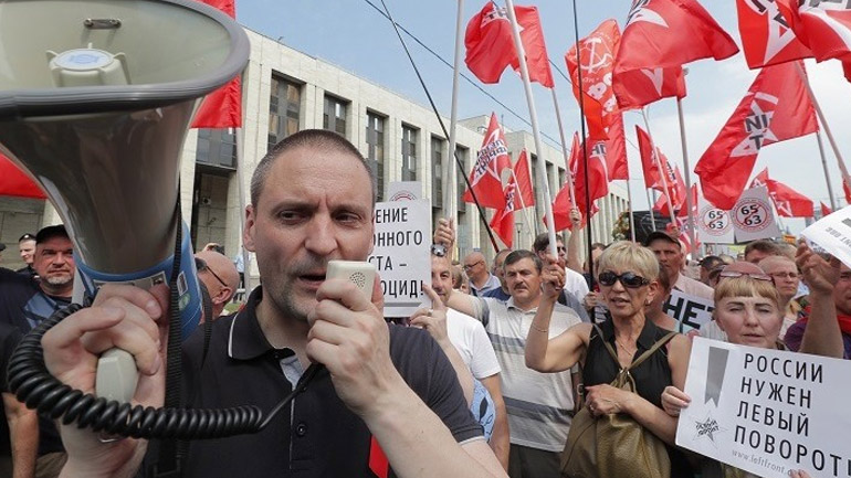 Ρωσία: Συνελήφθη ο ηγέτης του «Αριστερού Μετώπου» Σεργκέι Ουνταλτσόφ