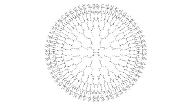 Απεικόνιση ενός δενδριμερούς