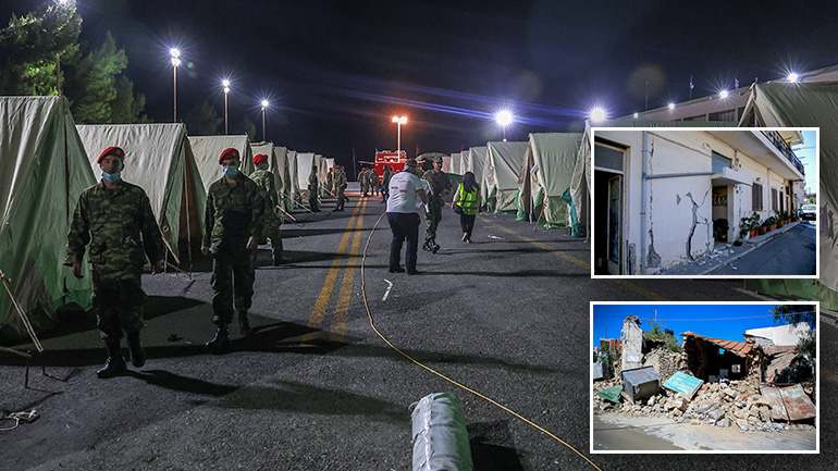 Νύχτα αγωνίας στο Αρκαλοχώρι