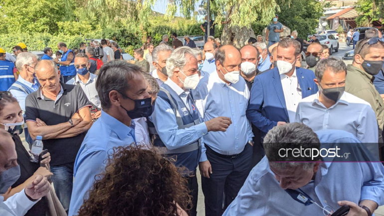 Ηράκλειο: Στο Αρκαλοχώρι ο Κυριάκος Μητσοτάκης