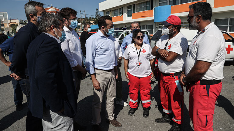 Ηράκλειο: Κλιμάκιο του ΣΥΡΙΖΑ στο Αρκαλοχώρι