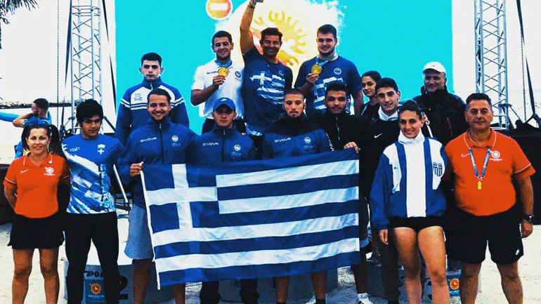 Ελληνικός θρίαμβος στο παγκόσμιο πρωτάθλημα Beach Wrestling