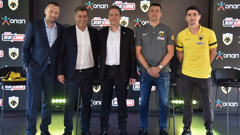 ΟΠΑΠ και ΑΕΚ συνεχίζουν τη χορηγική τους συνεργασία και τη σεζόν 2021-2022