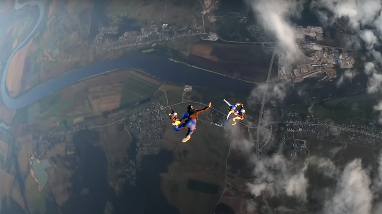 Skydiving στη Ρωσία 