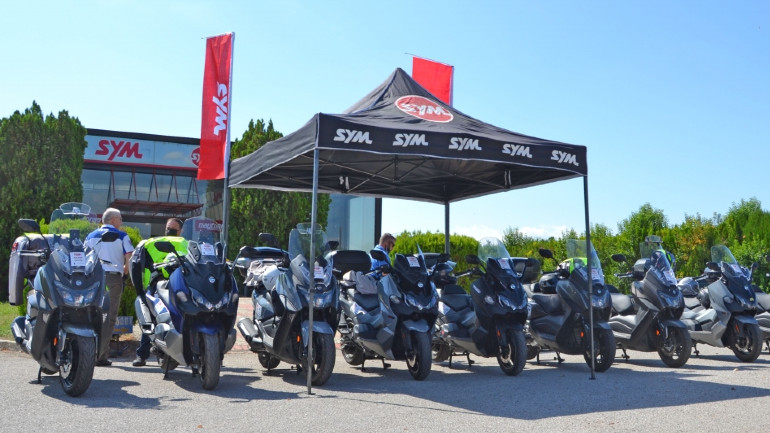 Εικόνες από το SYM Balkan Ride Tour 2021