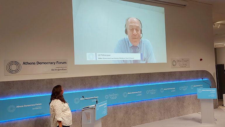 H Ericsson υπογραμμίζει τη σημασία του 5G για την Ελλάδα στο Athens Democracy Forum