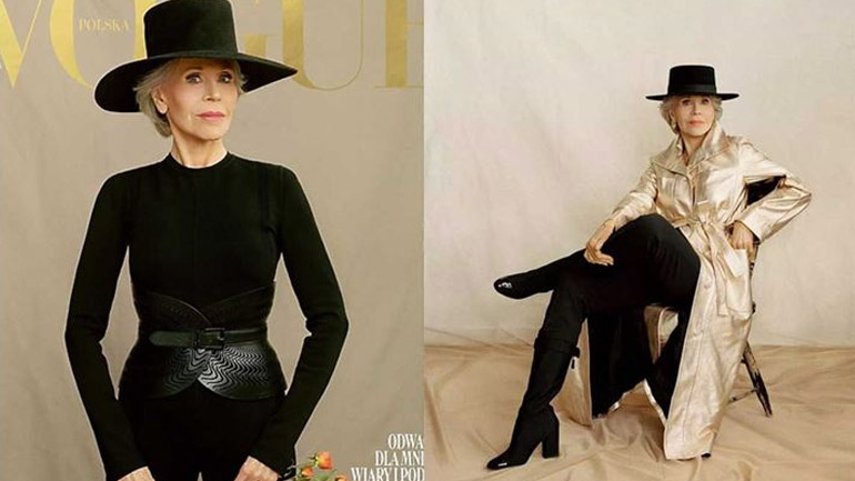 Jane Fonda: Στο εξώφυλλο της πολωνικής Vogue μάς αποδεικνύει ότι είναι το απόλυτο cover girl