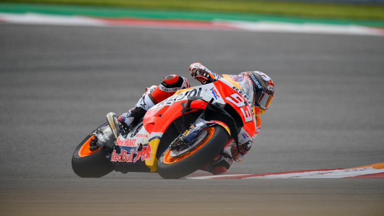 Ο Marc Marquez παραμένει ένα από τα φαβορί για τη νίκη την Κυριακή.
