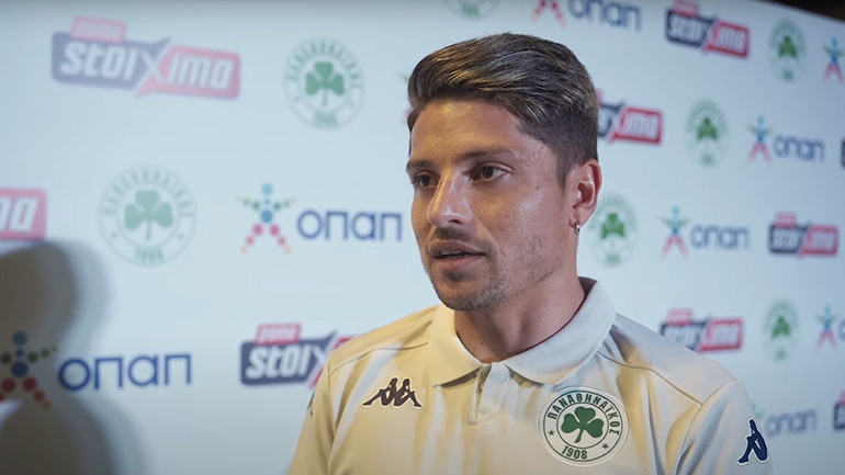 Ο Σεμπαστιάν Παλάσιος στον ΟΠΑΠ: Ήρθα για να σηκώσω κύπελλα με τον Παναθηναϊκό
