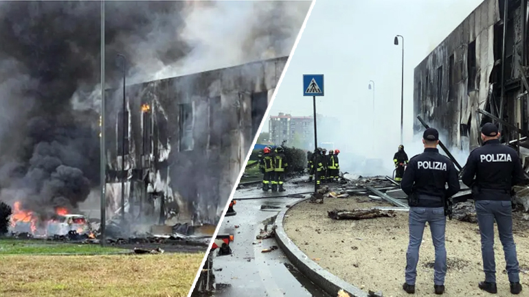 Συντριβή αεροσκάφους με οκτώ νεκρούς στο Μιλάνο
