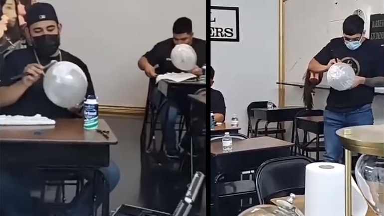 Διαγώνισμα στη σχολή κομμωτικής