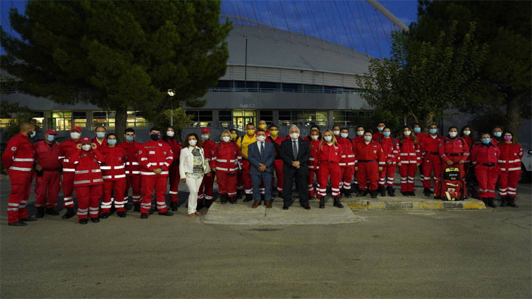 Ο Λευτέρης Αυγενάκης τίμησε τους εθελοντές του ΕΕΣ για τη συμβολή τους στο ΕΚΟ Ράλι Ακρόπολις