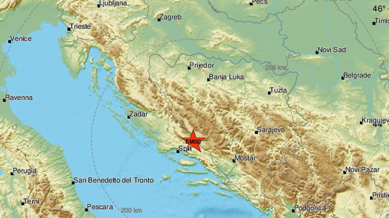 Σεισμική δόνηση 4,7 Ρίχτερ στην Κροατία