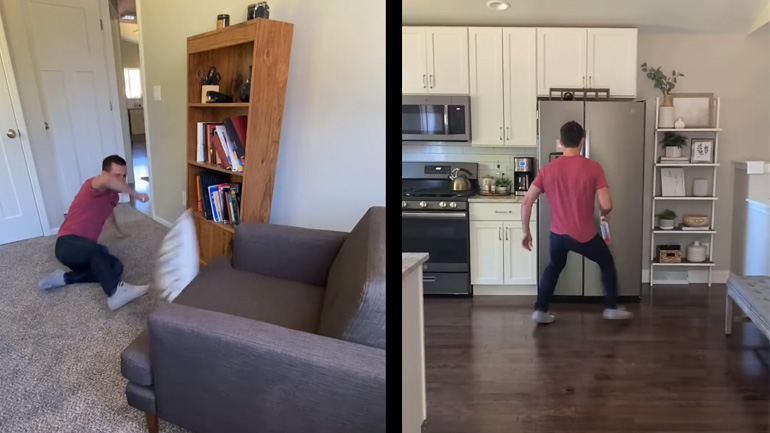 Όταν ένας ποδοσφαιριστής γυρίζει στο σπίτι