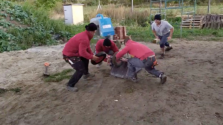 Pit stop με καρότσι