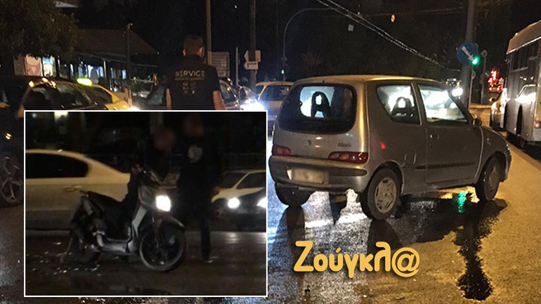 Τραυματισμός διανομέα φαγητού σε τροχαίο στη λεωφόρο Αλεξάνδρας