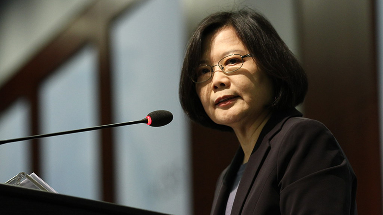 Τσάι Ινγκ-βεν: Η Ταϊβάν δεν επιδιώκει τη στρατιωτική αντιπαράθεση με την Κίνα