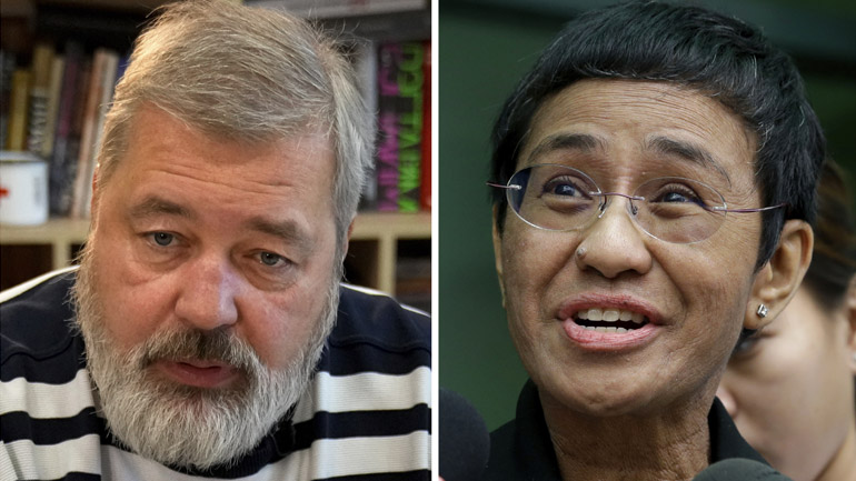 Συγχαρητήρια  Μπάιντεν στους δύο δημοσιογράφους που τιμήθηκαν με το Νόμπελ Ειρήνης 2021