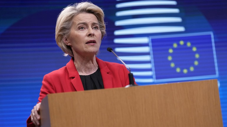 Η πρόεδρος της Κομισιόν χαιρέτισε τη συμφωνία για την παγκόσμια φορολογική μεταρρύθμιση