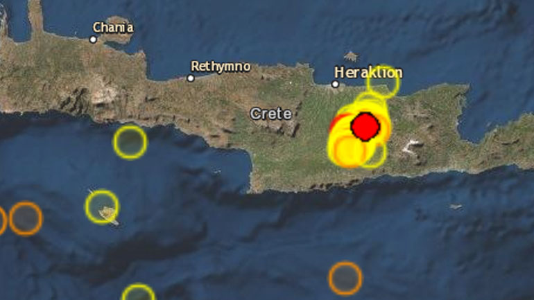 Σεισμός 3,1 Ρίχτερ στην Κρήτη