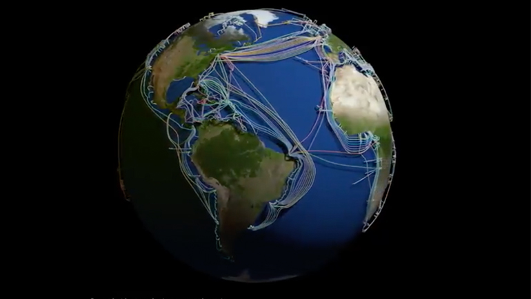 Yποθαλάσσια καλώδια που συνδέουν τον κόσμο