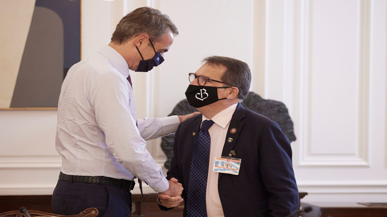 Συνάντηση του Κυρ. Μητσοτάκη με το μέλος του Κογκρέσου των ΗΠΑ, G. Bilirakis