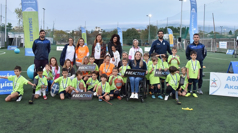 Οι Αθλητικές Ακαδημίες ΟΠΑΠ γιόρτασαν την Ευρωπαϊκή Εβδομάδα Αθλητισμού #ΒeActive