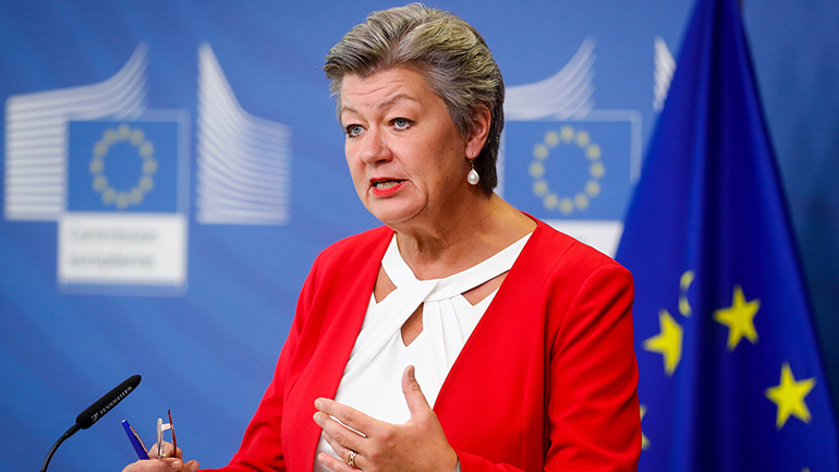 Η επίτροπος Γιόχανσον στην Τουρκία, για να ξεκινήσει «διάλογος υψηλού επιπέδου» σε θέματα μετανάστευσης και ασφάλειας