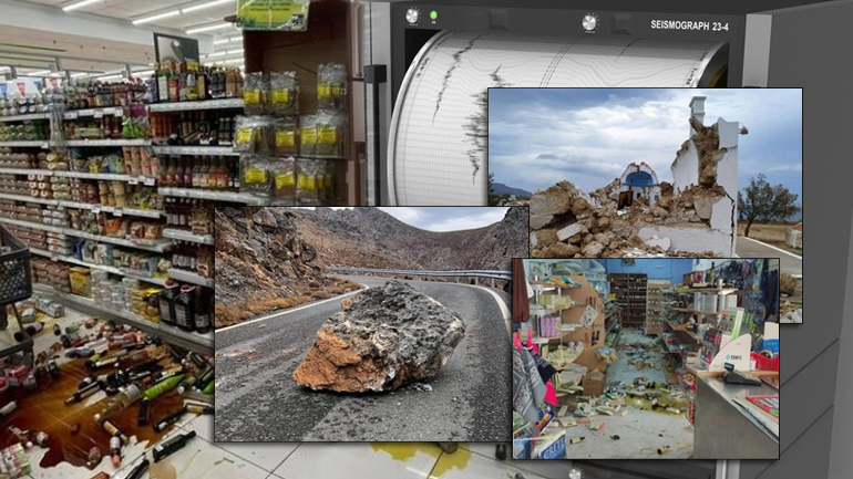 Ισχυρός σεισμός 6,3 Ρίχτερ ανοιχτά της Κρήτης Ισχυρός σεισμός 6,3 Ρίχτερ ανοιχτά της Κρήτης