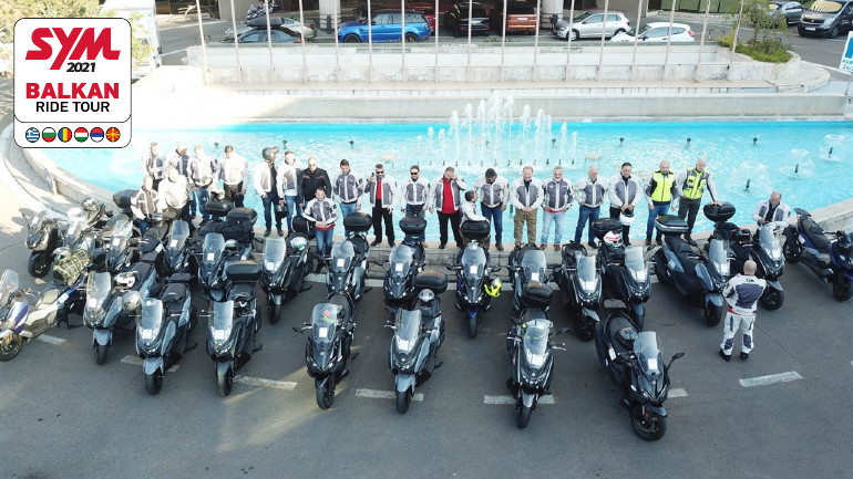 Ολοκληρώθηκε με επιτυχία το SYM Balkan Ride Tour 2021