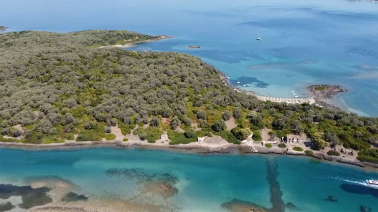 Τα εξωτικά Λιχαδονήσια στη Βόρεια Εύβοια από ψηλά