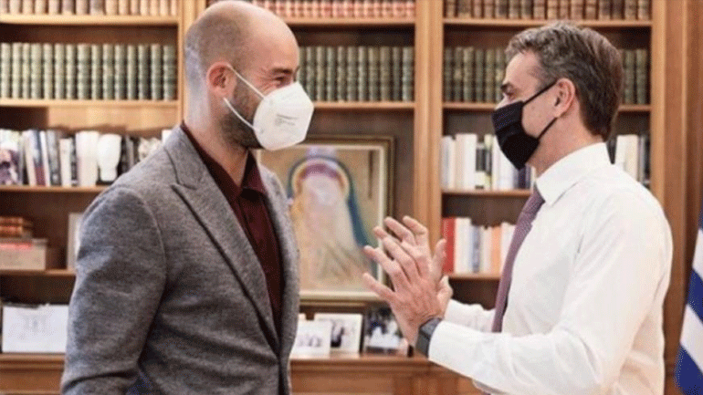 Στο Μέγαρο Μαξίμου ο Σπανούλης