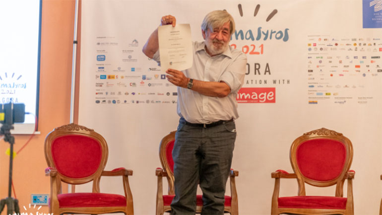 Βράβευση του Δημήτρη Σπύρου από τη Διεθνή Ένωση Κινηματογράφου για Παιδιά και Νέους