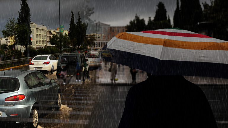 Σε εξέλιξη τα έντονα καιρικά φαινόμενα