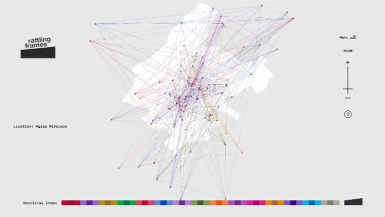 Ένας διαδικτυακός εικαστικός χάρτης της Αθήνας, από την περίοδο της καραντίνας