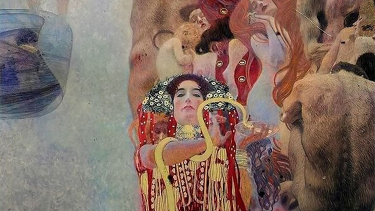 Αποκατέστησαν με τεχνητή νοημοσύνη πίνακες του Γκούσταβ Κλιμτ που είχε καταστρέψει η φωτιά