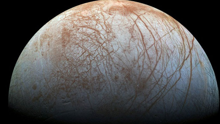 Το τηλεσκόπιο Hubble ανίχνευσε μόνιμους υδρατμούς στην ατμόσφαιρα του δορυφόρου Ευρώπη του Δία αλλά μόνο στο ένα ημισφαίριο